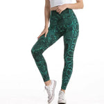 Gym High Waist Leopard Print Leggings - EX-STOCK Canada
