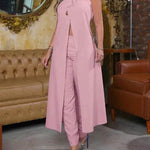 Halter Sleeveless Backless Loose Top High-waisted Trousers Suit Women - EX-STOCK Canada