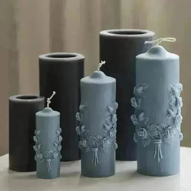 Handmade Cylindrical Scented Candle DIY Mould - EX-STOCK CANADA