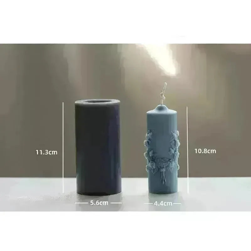 Handmade Cylindrical Scented Candle DIY Mould - EX-STOCK CANADA