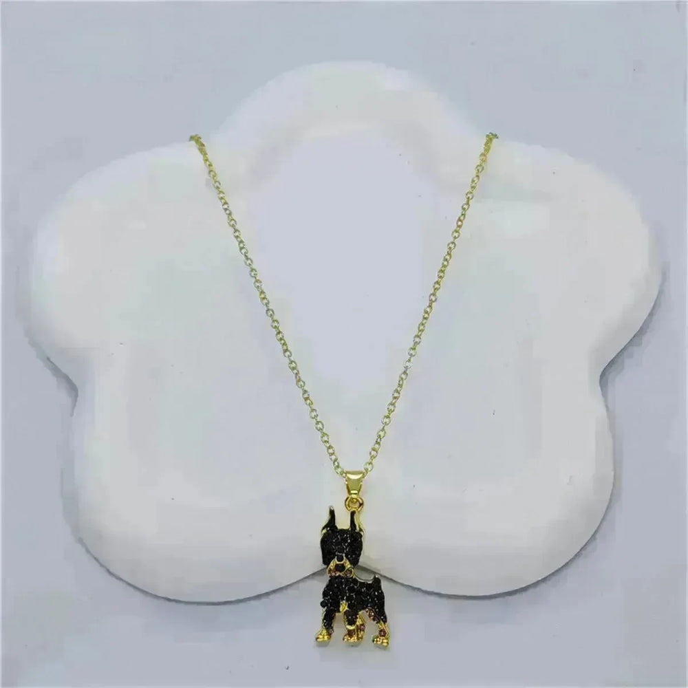 Handsome Doberman Pinscher Pendant Necklace Exquisite - EX-STOCK CANADA
