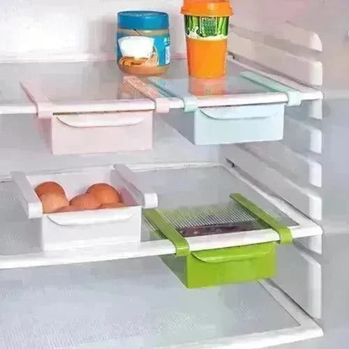 Hanging Plastic Refrigerator Clapboard Storage Rack Kitchen Supplies - EX-STOCK CANADA