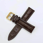 Head Layer Leather Bamboo Knot Pattern Watch Strap Accessories - EX-STOCK Canada