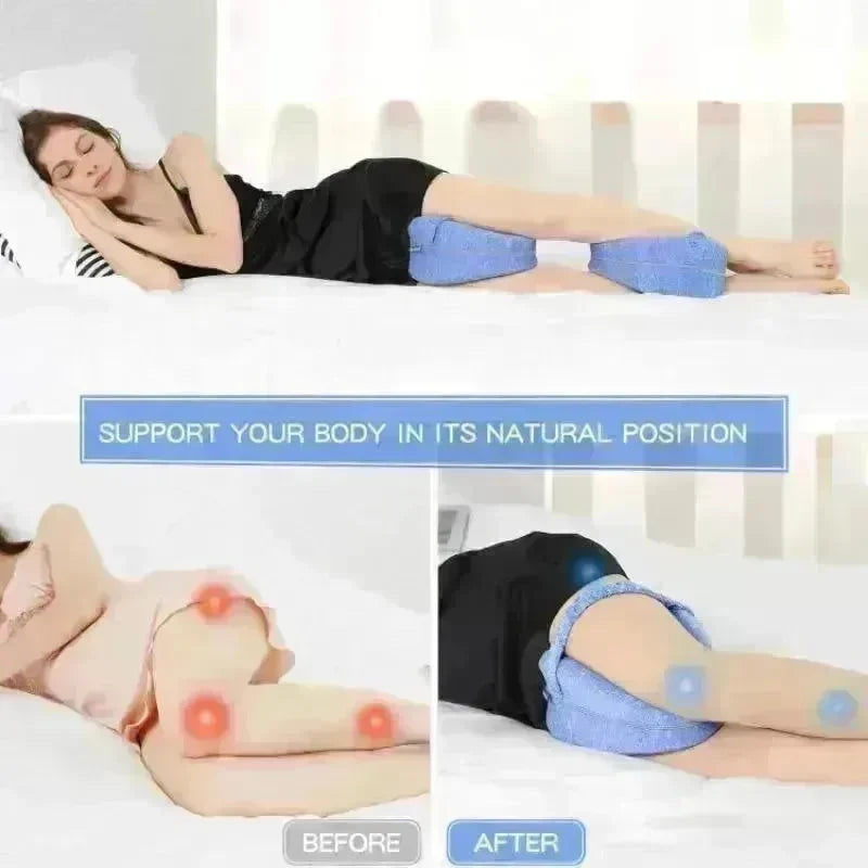 Heart Shaped Memory Foam Relaxing Leg Pillow - EX-STOCK CANADA