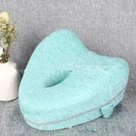 Heart Shaped Memory Foam Relaxing Leg Pillow - EX-STOCK CANADA