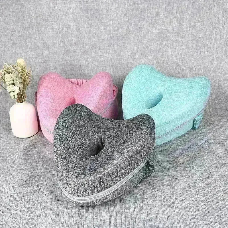 Heart Shaped Memory Foam Relaxing Leg Pillow - EX-STOCK CANADA