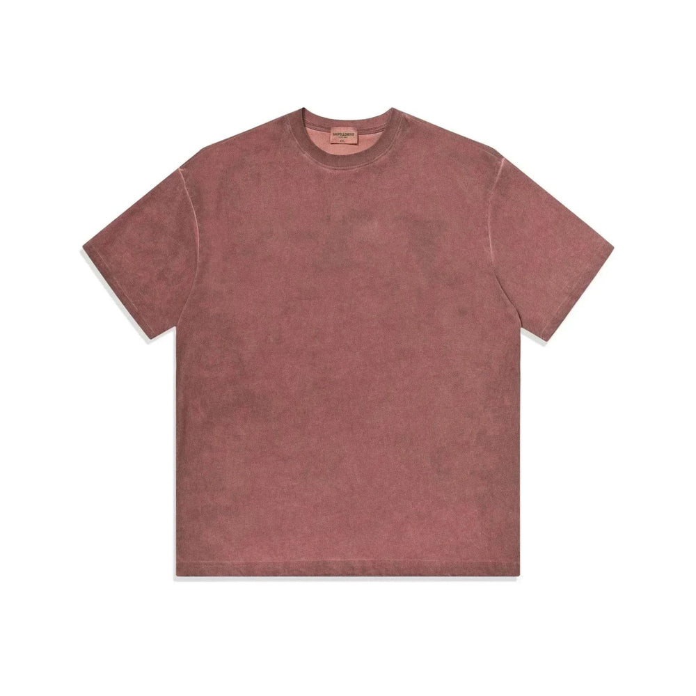 Heavy Dirty Washed Old Loose Double Yarn Cotton Short Sleeve - EX-STOCK Canada