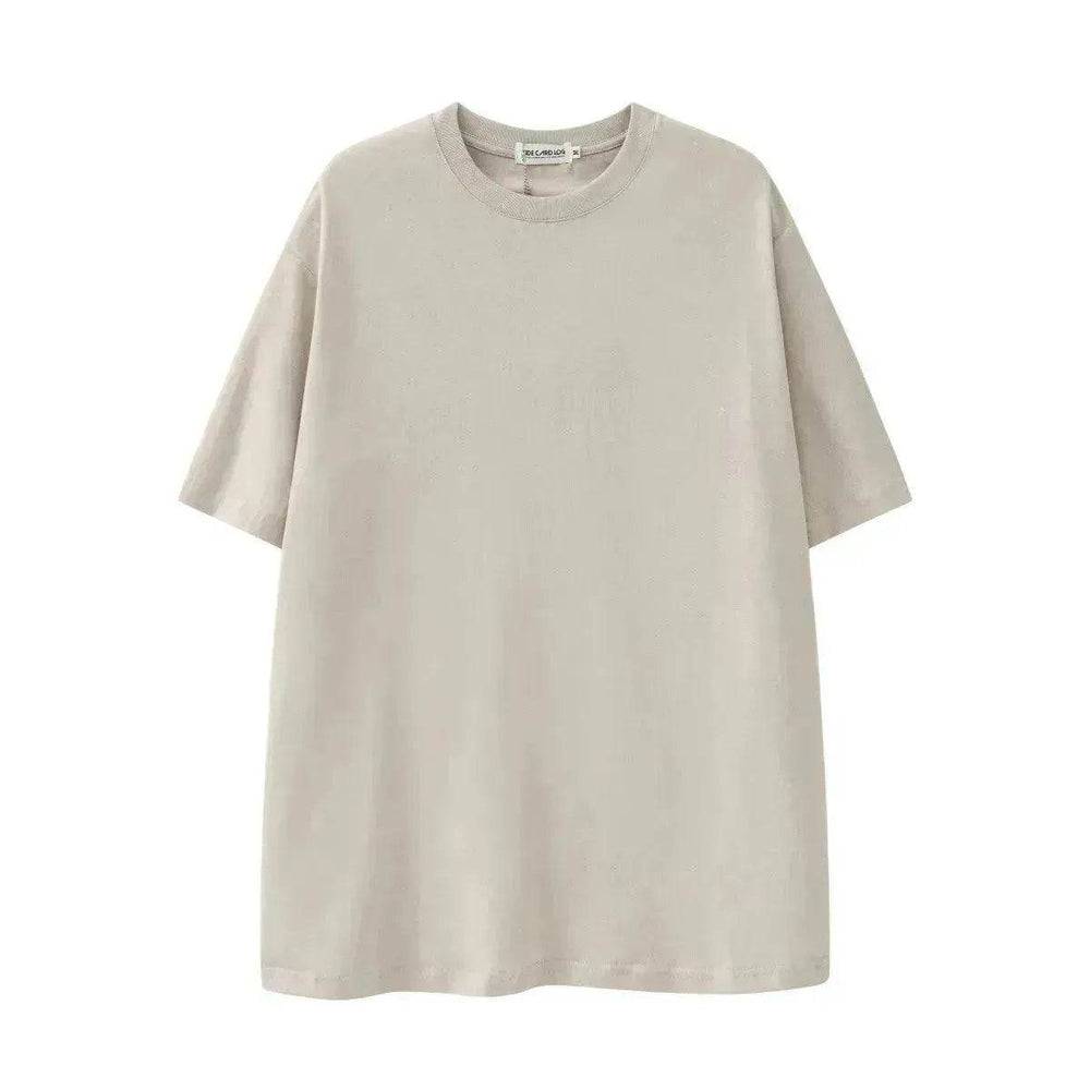 Heavy Men's Cotton Brand High Street Short Sleeve Loose T-shirt - EX-STOCK Canada