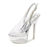 High Heel Platform Shoes High Heels 15CM Car Model Slippers - EX-STOCK Canada