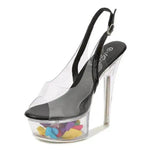 High Heel Platform Shoes High Heels 15CM Car Model Slippers - EX-STOCK Canada