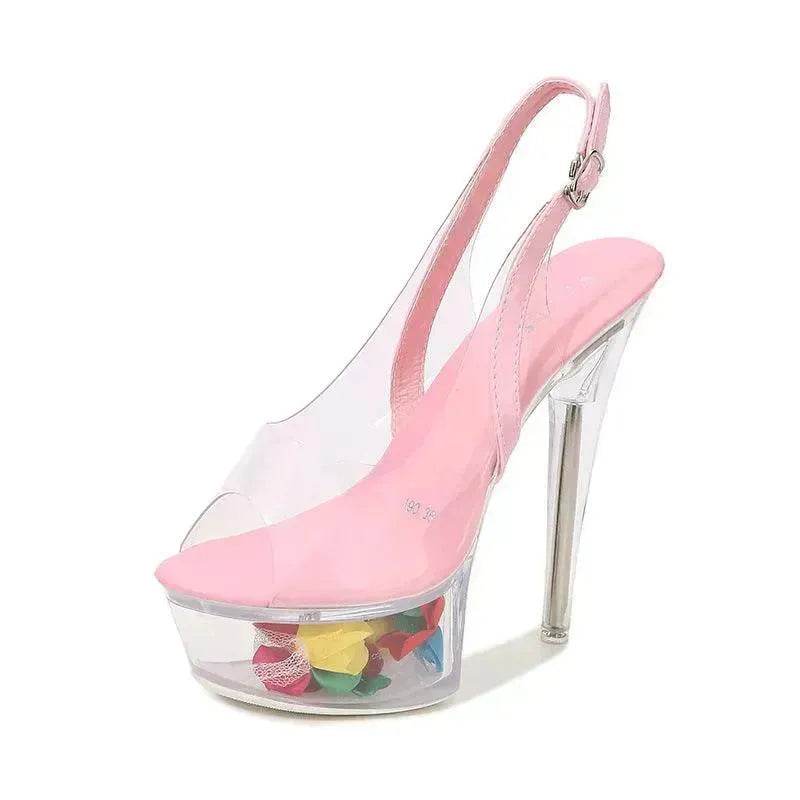 High Heel Platform Shoes High Heels 15CM Car Model Slippers - EX-STOCK Canada