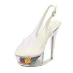 High Heel Platform Shoes High Heels 15CM Car Model Slippers - EX-STOCK Canada