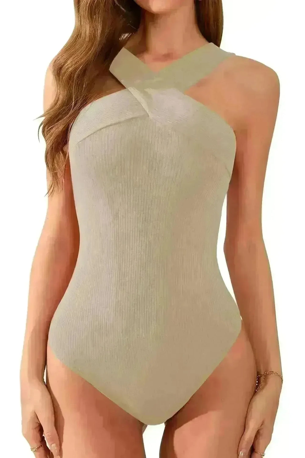High Waist Slimming Sleeveless Summer Tight Waist Sexy Jumpsuit - EX-STOCK CANADA