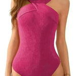 High Waist Slimming Sleeveless Summer Tight Waist Sexy Jumpsuit - EX-STOCK CANADA