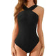 High Waist Slimming Sleeveless Summer Tight Waist Sexy Jumpsuit - EX-STOCK CANADA