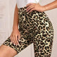 High Waist Tight Leopard Print Shorts Slim Elastic Leggings - EX-STOCK CANADA