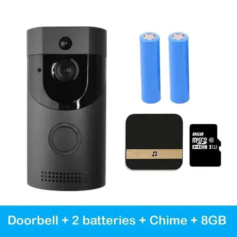 Home alarm smart wifi video doorbell wireless video intercom doorbell mobile phone remote video sea H1 program - EX-STOCK Canada