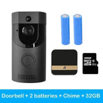 Home alarm smart wifi video doorbell wireless video intercom doorbell mobile phone remote video sea H1 program - EX-STOCK Canada