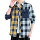 Hong Kong Style Workwear Shirt Men's Long Sleeve Casual - EX-STOCK Canada