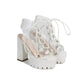 Hot Woman Wedding Shoes Women High Heels Summer Sandals - EX-STOCK Canada
