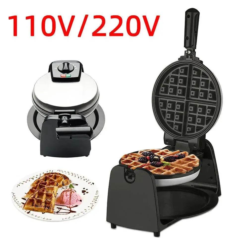 Household Round Rotating Waffle Machine - EX-STOCK Canada