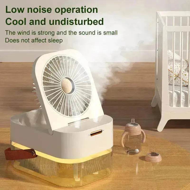 Humidifier Spray Fan Portable Fan Air Cooler Air Humidifier USB Fan Desktop Fan With Night Light For Summer Home Appliance - EX-STOCK Canada