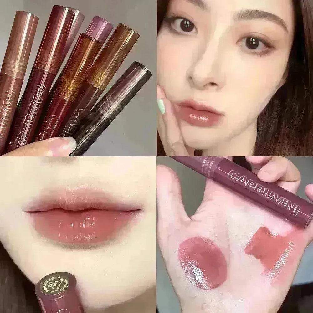 I Lava Chocolate Moisturizing Glaze Mirror Transparent Glass Lip Gloss - EX-STOCK CANADA