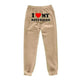 I Love MY BOYFRIEND Printed Trousers Casual Sweatpants Men And Women Sports Pants - EX-STOCK CANADA