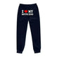 I Love MY BOYFRIEND Printed Trousers Casual Sweatpants Men And Women Sports Pants - EX-STOCK CANADA