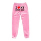 I Love MY BOYFRIEND Printed Trousers Casual Sweatpants Men And Women Sports Pants - EX-STOCK CANADA