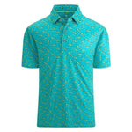 Ice Silk Printed Polo Shirt Men's Short Sleeve - EX-STOCK Canada