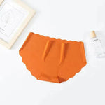 Ice Silk Traceless Girl Underwear Solid Color Pant - EX-STOCK Canada