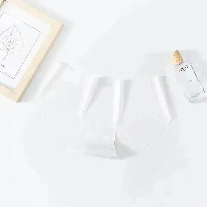 Ice Silk Traceless Girl Underwear Solid Color Pant - EX-STOCK Canada