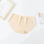 Ice Silk Traceless Girl Underwear Solid Color Pant - EX-STOCK Canada