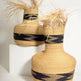 Large Ghana Bolga Basket 'Tisanie-Tia' NATURAL + BLACK EX-STOCK Canada 