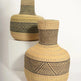 Large Ghana Bolga 'Linka' Basket  NATURAL + BLACK EX-STOCK Canada 