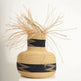Large Ghana Bolga Basket 'Tisanie-Tia' NATURAL + BLACK EX-STOCK Canada 