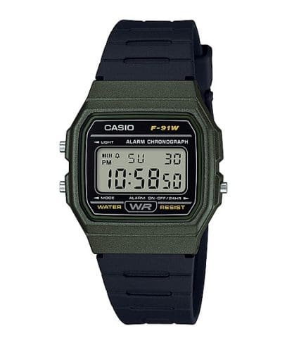 CASIO G-Shock numérique vert | F91WM-3A 