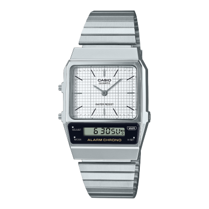 CASIO Vintage Cadran Blanc Argenté | AQ800E-7A 
