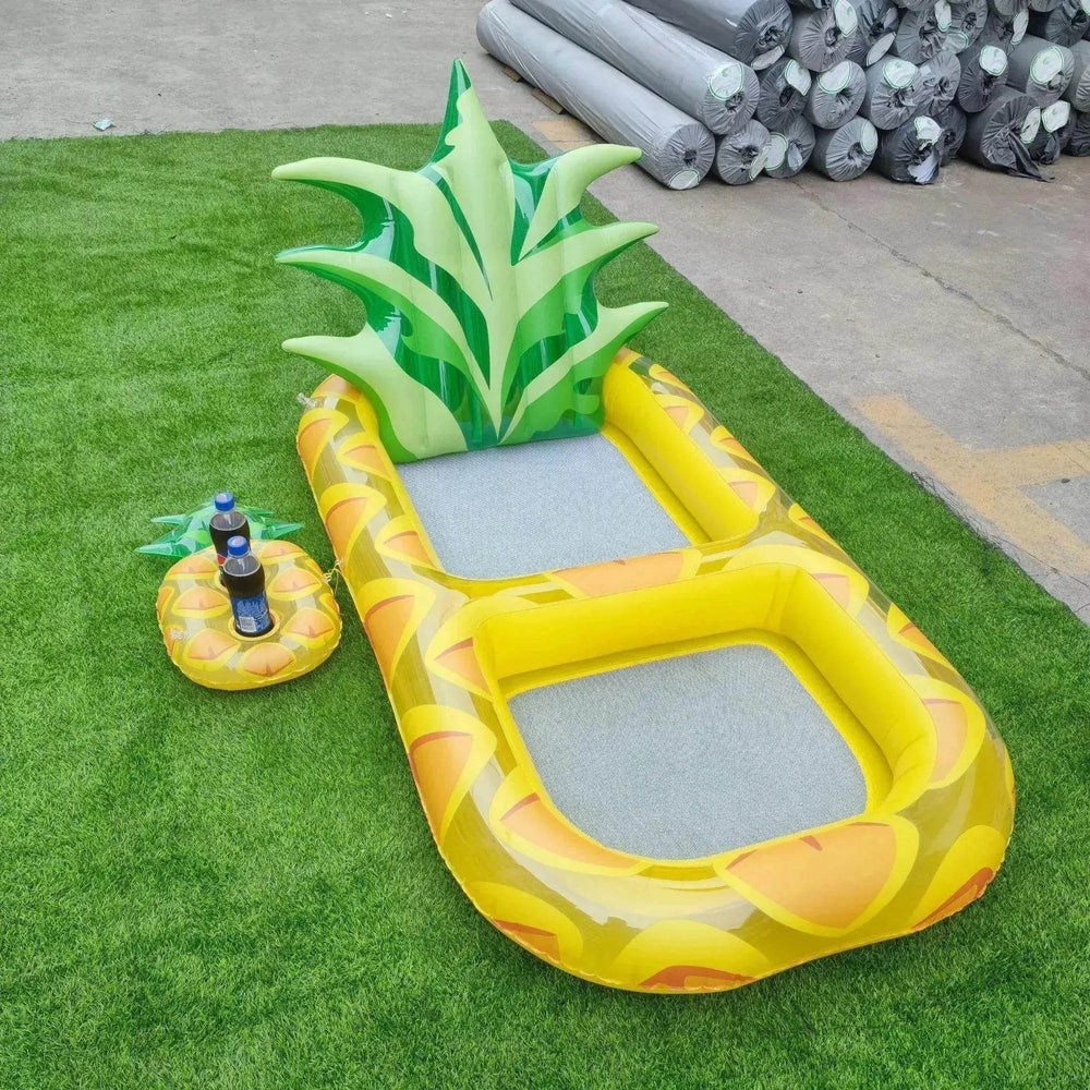 Inflatable Swimming Pool Pineapple Floating Row Air Cushion Bed Summer Water Floating Hammock Air Mattress Water Sports Toys - EX-STOCK Canada