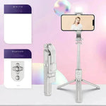 Integrated Selfie Stick Bluetooth Mobile Phone Live Streaming Tripod Stand - EX-STOCK Canada