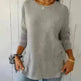 Irregular Sunken Stripe Lines Top Button T-shirt Women - EX-STOCK CANADA
