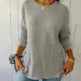 Irregular Sunken Stripe Lines Top Button T-shirt Women - EX-STOCK CANADA