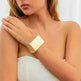 Irregular With Personality Glossy Alloy Wide Bracelet for Women - EX-STOCK CANADA