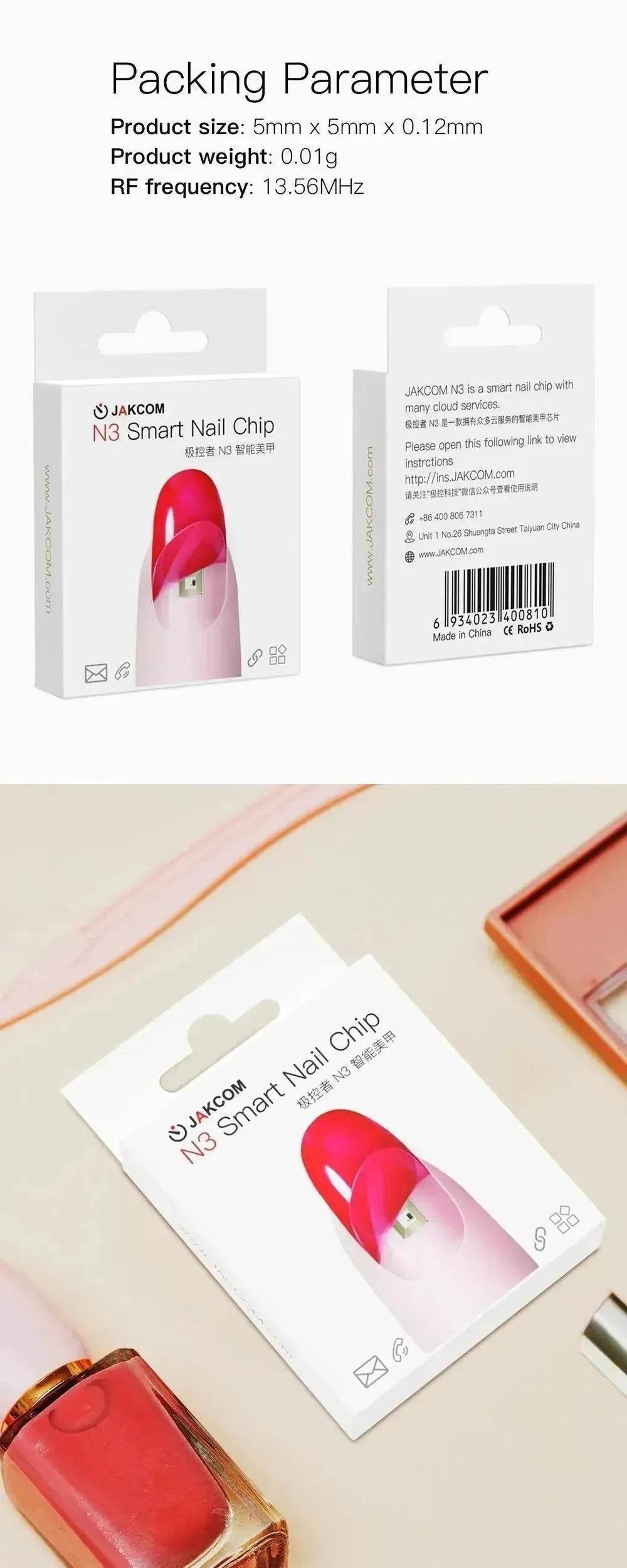 JAKCOM N3 Smart Wireless Sensor Nail Chip - EX-STOCK Canada