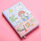 Kaba Bear Hippo Small White Magnetic Buckle Notebook Portable Notebook Girl Heart Creative Cute Hand Book - EX-STOCK CANADA