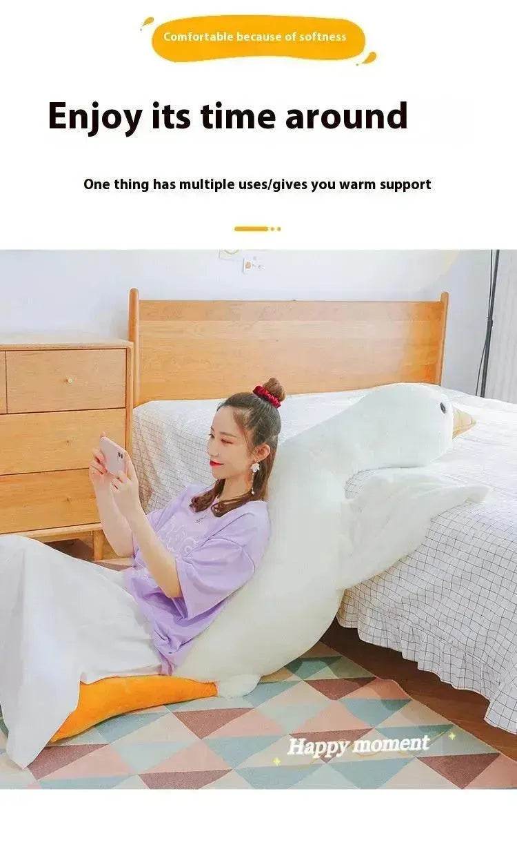 Kids Children Cute Big White Geese Pillow Plush Toy Stuffed Animal Plushies - EX-STOCK Canada