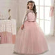 Kids Long Flower Girl Dress Dress - EX-STOCK CANADA