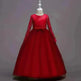 Kids Long Flower Girl Dress Dress - EX-STOCK CANADA