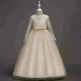 Kids Long Flower Girl Dress Dress - EX-STOCK CANADA